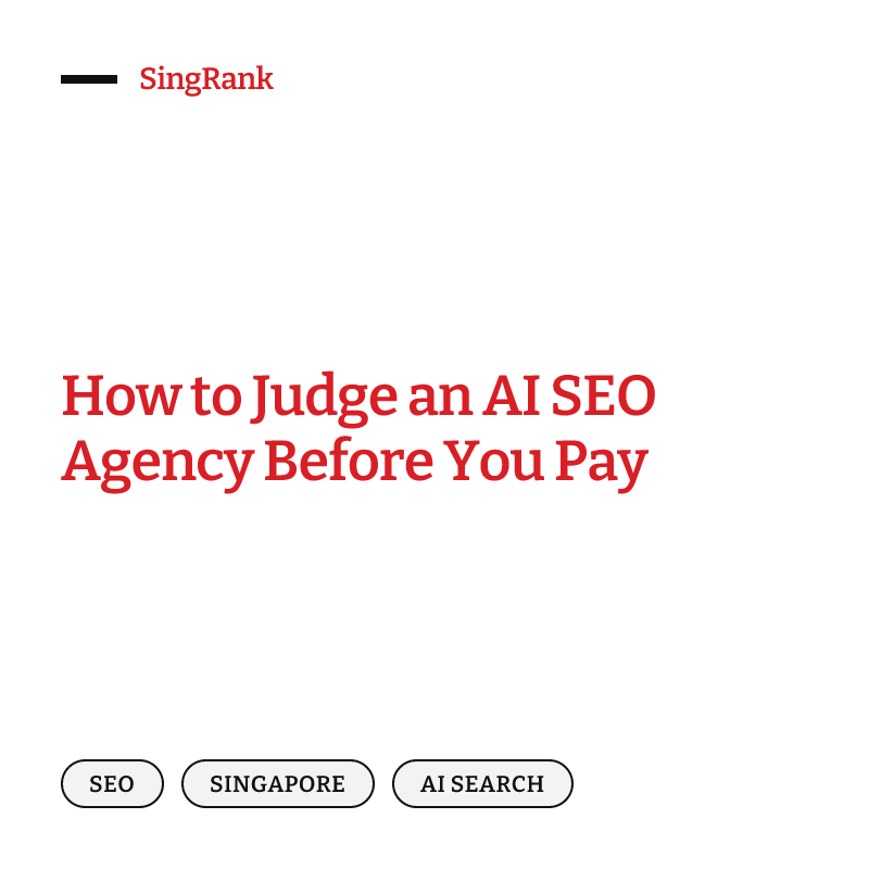 How to Judge an AI SEO Agency Before You Pay